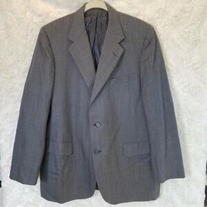 H. Freeman & Son Gray Wool Bunce Brothers Cleveland Men's Suit Jacket Blazer